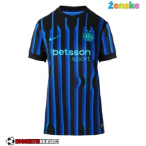 Ženske Nogometnih dresov Inter Milan Domači 2025-26 Kratki rokavi